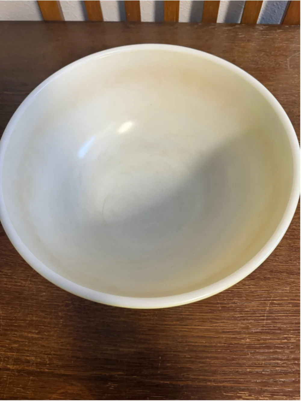 Vintage Pyrex 404-11 Primary Yellow 4 Quart Mixing Bowl Nesting Bowl USA Milk Gl